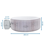 Banheira Ofurô Spa Inflável 669L + Bomba Filtrante Aquecedora