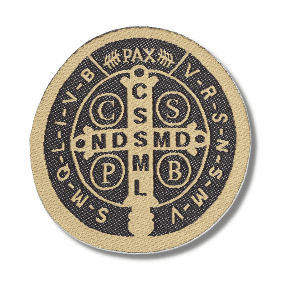 ADESIVO PARA CHAPÉU SÃO BENTO DOURADO